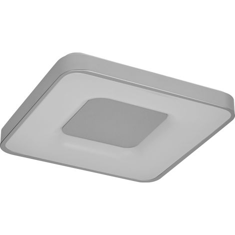 OSRAM ORBIS Piana Plafonnier LED 485mm, 36W, 3000K blanc chaud, Click-DIM, Argent, Métal, IP20