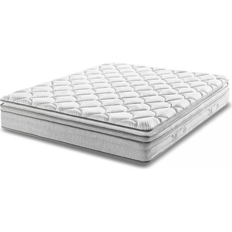 Materasso matrimoniale memory foam molle insacchettate 7 Zone 160x190x27H cm - Lisa