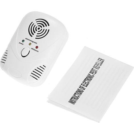 Répulsif électronique pour souris à ondes électromagnétiques, répulsif pour rats, antiparasitaires, avec veilleuse, fréquence réglable (1/5)