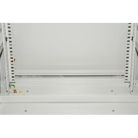 Link Armadio Rack 19” 42u (a) 2055, (l) 600, (p) 800 Colore Grigio Porta Vetro Disassemblato