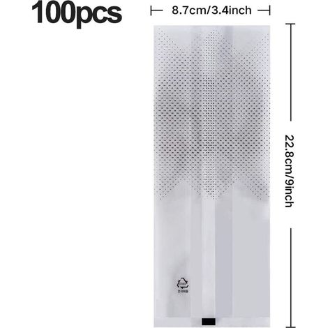 Sachets en plastique transparent pour biscuits lot de 100 (1/4)