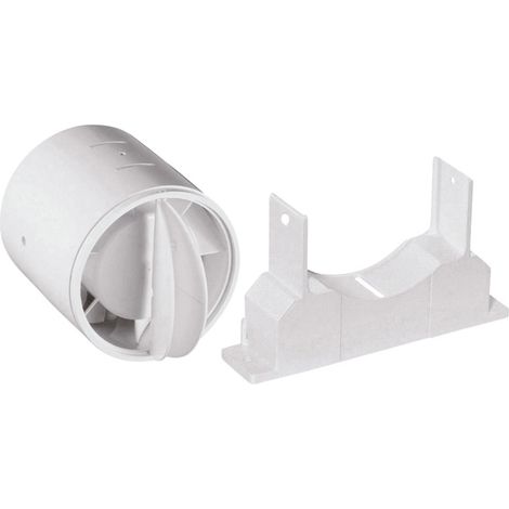 Wallair N40819 Passend für Rohr-Durchmesser: 10 cm Weiß