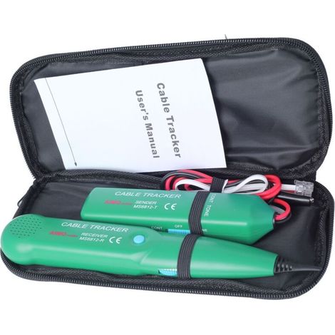 MS6812 Traceur Cable, Cable Tracker, Detecteur Cable Robot Tondeuse, Traceur De Câble Portable, Testeur De Câble Téléphonique, Traceur Cable Electrique Pour Téléphone
