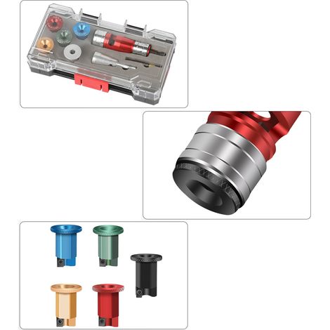 Dénudeuse fil électrique outil dénudage rapide machine pelage câble pour perceuse visseuse accessoire dénuder 8/10/11/12/13/14/15/16/17 AWG (1/5)