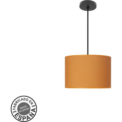 Colgante Moda 1xe27 Negro/naranja Regx30x30 Cm