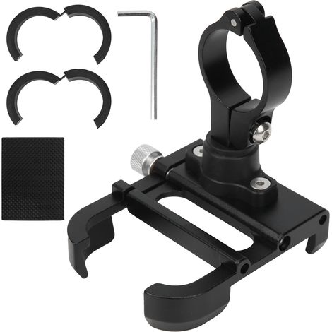 Support de téléphone pour vélo en alliage d'aluminium, support de navigation rotatif et réglable (1/5)