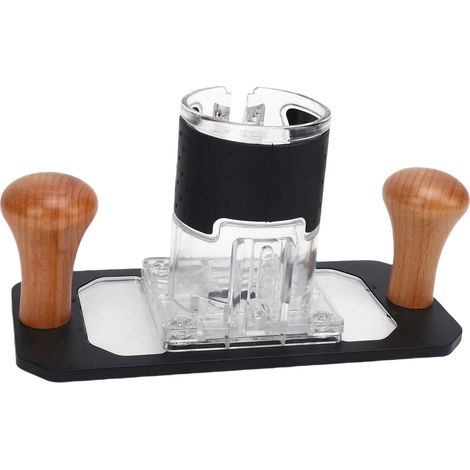Base de Multifonctionnelle pour le Travail du Bois, Base de Fraisage Précise avec Couvercle Transparent, Forte compatibilité pour un Traitement Polyvalent, Ensemble de 19 Pièces pour les (1/5)