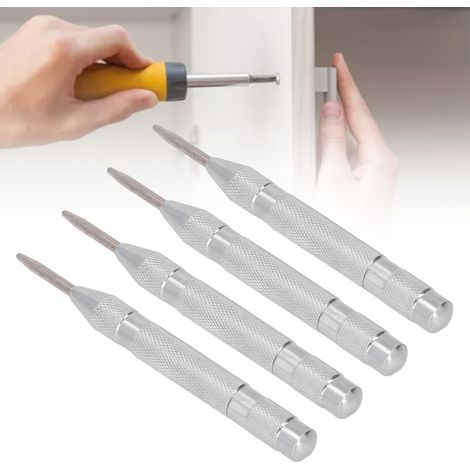 Verkauft im Set mit 4 automatischen 5-Zoll-Druckstanzen, silberfarben (1/5)