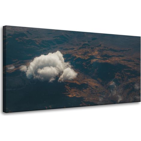 Leinwanddruck Natur aus der Vogelperspektive 80x40 cm