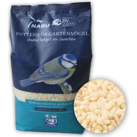 Erdnusskerne gehackt 1 kg Vogelfutter (1/2)