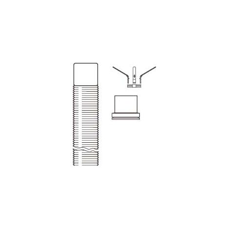 Ergänzungs-Set WAL-PP-E-80-S-Flex-25 DN 80, Flex-Rohr 25 m - 48000005282 von Weishaupt