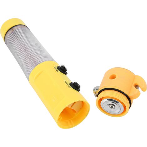 Marteau de sécurité multifonction 4 en 1 pour voiture, brise-vitre, lampe torche et coupe-ceinture (1/5)