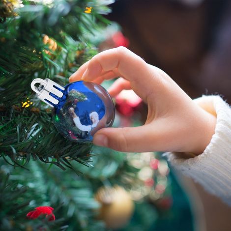 Set di palline per albero di natale 96 pezzi plastica