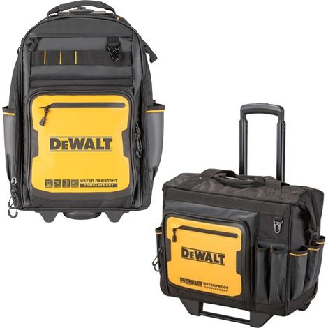 Dewalt Pro Rolling Wheeled Tool Bag Case Storage Stackable + Backpack on Wheels (1/5)