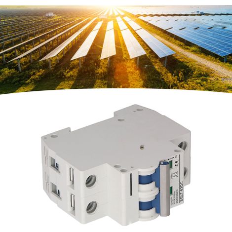 SUNGO L7 DC Miniatur-Leistungsschalter, 2P 1000V 16A Trennschalter für Solar-Photovoltaikanlagen, DIN-Schienen-Leistungsschalter. (1/5)