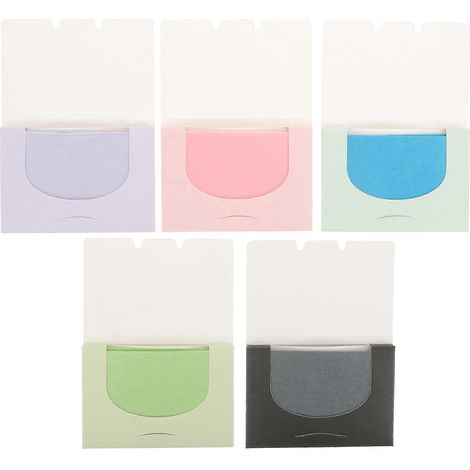500 feuilles de papier matifiant pour le maquillage, absorbant l'excès de sébum, pour peaux grasses.-500pcs