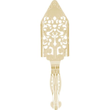 Absinth-Filterlöffel aus Edelstahl, hohler Zuckerlöffel für Absinth-Cocktails, goldenes Bar-Accessoire (1/5)