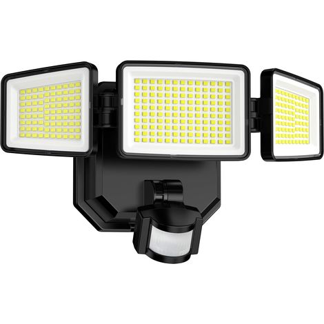 Projecteur LED 302 avec détecteur de mouvement extérieur, alimenté (1/5)