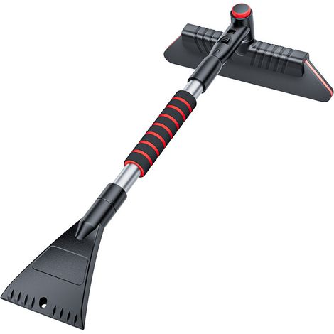 Outil de dégivrage de vitre de voiture - Nettoyeur de pelle à glace - Grattoir de nettoyage de neige portatif pour camion, camping-car, dégivrage de la lame pour temps gelé et d'hiver (1/5)