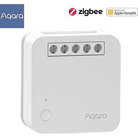 Aqara T1 Einweg-Schaltermodul, drahtloser Relais-Controller Zigbee 3.0 mit oder ohne Neutralleiter, Smart Home