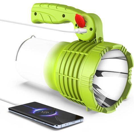 Lampe torche puissante, lampe torche puissante led rechargeable usb,torche led puissante Pour la chasse au camping en randonnée d'urgence (1/5)