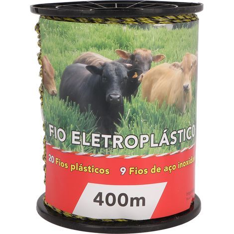 Stainless steel electric fence wire, lightweight conductivity, reusable for farm animals (1/5)