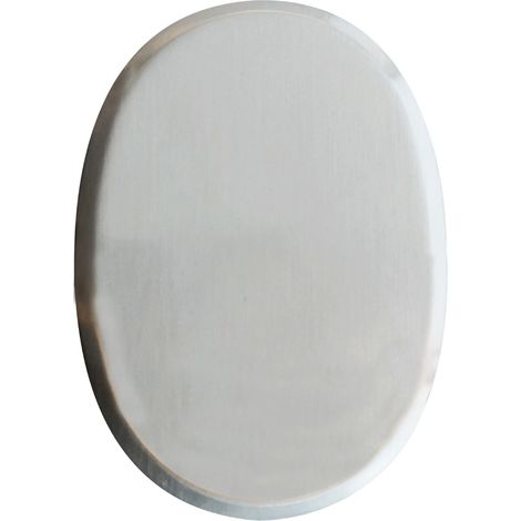 Rosace ovale SALOME satin nickelé borgne - HERACLES - D-807ROB-SN