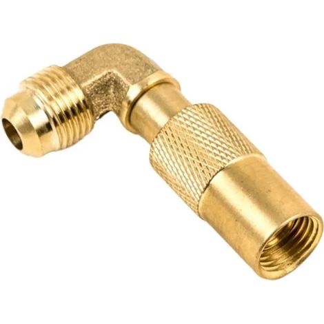 Adaptateur coudé pour propane 3/8 mâle pour conversion (1/5)
