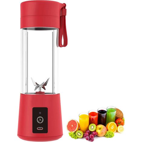 Portable Blender USB Rechargeable, Small Blender Single Serve, Personal Size Blender Travel Blender Juicer Cup (1/5)