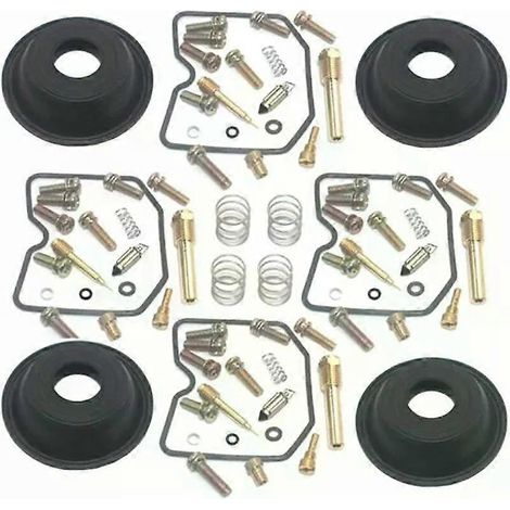 Kit de réparation de carburateur (membrane de flotteur) pour Kawasaki ZL600 Eliminator 1986-1987 (lot de 4) (1/5)