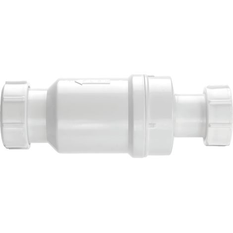 McAlpine MACVALVE-1 Self Closing Waste Valve - Loose Nut x Compression (1/4)