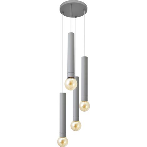 Helam TUBA Suspension Cluster Gris 30cm (1/2)