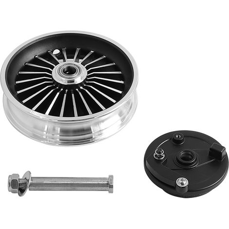 Ensemble de frein à tambour de moyeu de roue avant avec manchon d'axe pour roue avant de scooter INOKIM OX/QUICK 4 (1/4)
