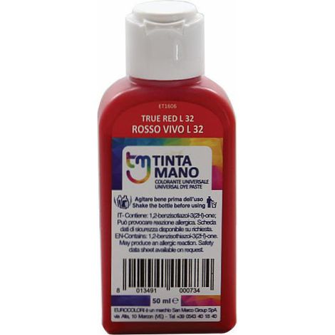 Tintamano 50ml colorante universale per pittura smalto impregnante, colori nero