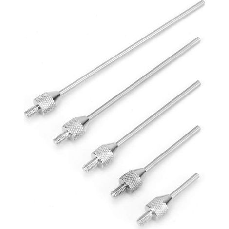 Satz mit 5 Messnadeln – 1,5 mm Durchmesser – Messuhr/Skala – Messhebel – Zubehör