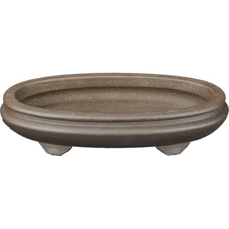 Vaso per bonsai ovale in gres 21,5x10x3,5 cm - 2952 (1/2)