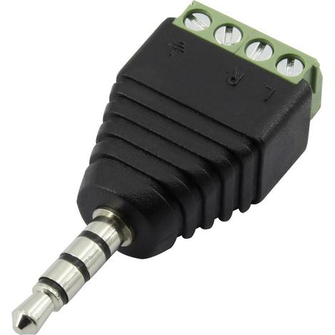 Connecteur Jack Mâle RS PRO, Montage sur câble, 4 Pôles ( Prix pour 1 ) (1/2)