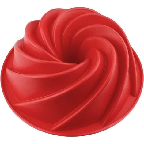 1 Moule à gâteau en silicone forme spirale antiadhésif résistant chaleur four micro-ondes congélation cuisine maison (1/5)