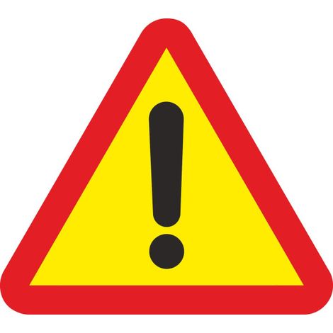 Señal Vial Metálica Otros Peligros Lado 700 mm