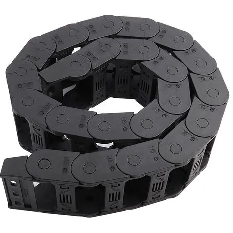 Chaîne porte-fils en nylon de 100 cm, 25 x 57 mm, ouverte des deux côtés, accessoire pour machine à graver (1/5)