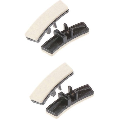 Lot de 2 plaquettes de frein de rechange pour vélo d'appartement (accessoires de fitness et de spinning). (1/5)