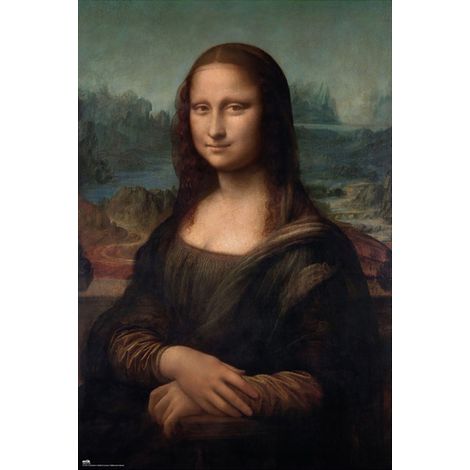Poster Mona Lisa 61x91.5cm. (1/2)