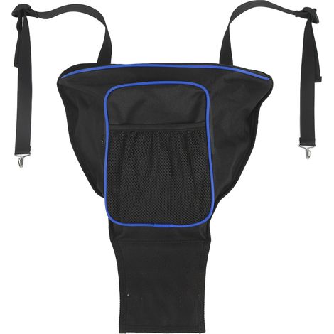 Centre de rangement console UTV 1680D Oxford tissu remplacement Polaris RZR 570/800/800S/900 (Noir Bleu) (1/5)