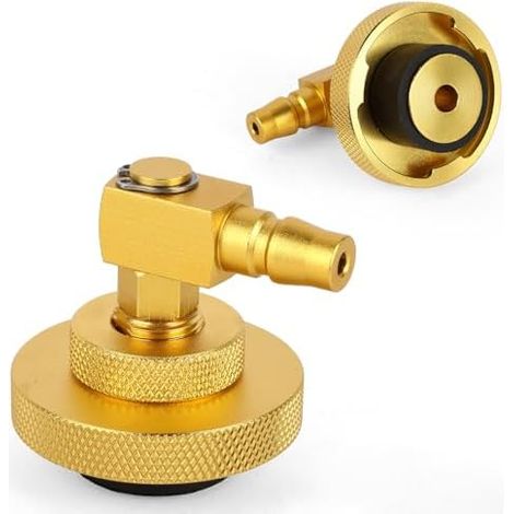 Adaptateur de purgeur Frein en Aluminium avec Pointe Euro 58 mm, pour Vider/remplir Le Liquide Frein, résistant à la Corrosion et Facile Ranger - MM