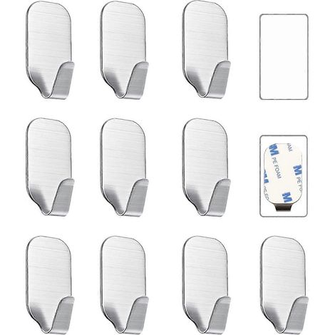 Petits crochets adhésifs pour suspendre des objets. Crochets auto-adhésifs extra-résistants. Lot de 1. (1/4)