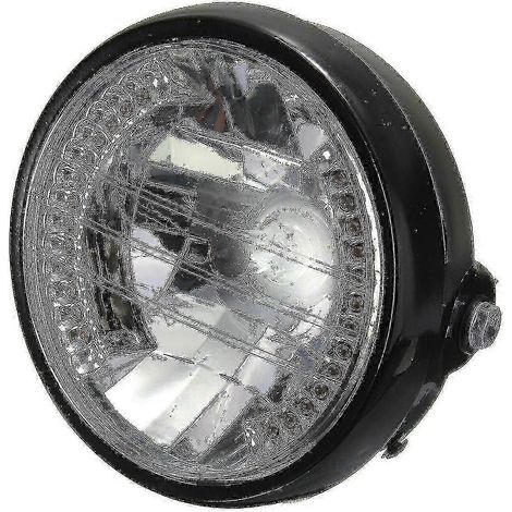 Phare rond halogène H4 de 7 pouces pour moto (1/5)
