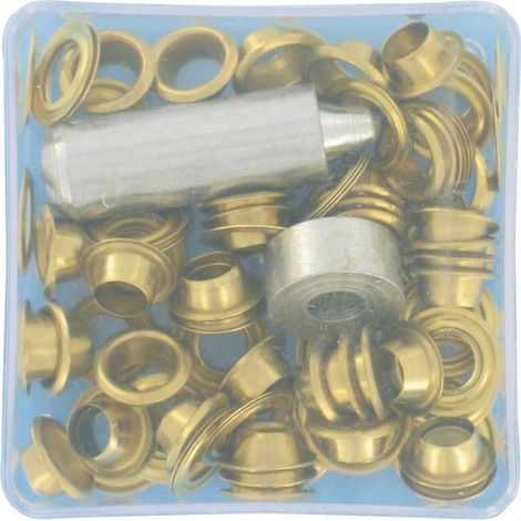 Messing-Büschel mit Montagematerial 6,50