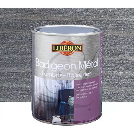 Badigeon Métal LIBÉRON Acier lustré 1 L (1/2)