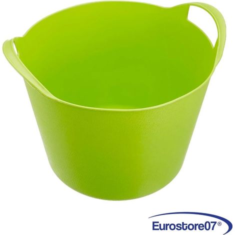 Secchio contenitore multiuso 'flex-bag' flessibile ø 32 cm - 15 lt verde