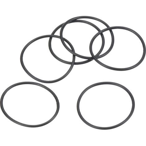 Joint Torique Nitrile Caoutchouc 23mm OD 21mm ID 1mm Largeur, 50 Pcs Métrique Scellage Joint pour Robinet Plomberie Automobile Réparation, Noire (1/5)